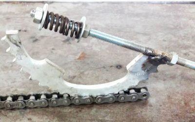 Струбцина из звёздочки от велосипеда!