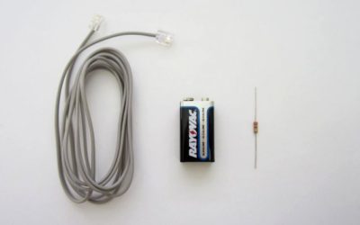 Простой домофон из пары старых проводных телефонов