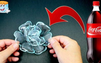 Роза из Пластиковой Бутылки Поделки Своими Руками Мастер Класс