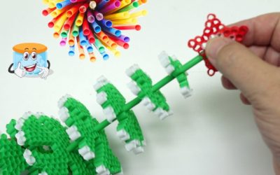 Елка из Трубочек для Коктейля Своими Руками — Новогодние Поделки Самоделки