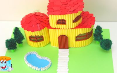 Крутые Поделки: Как Сделать Своими Руками Домик из Папиросной Бумаги и Пластиковых Бутылок