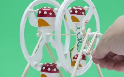 Как Сделать Своими Руками Колесо Обозрения Из Простых Материалов в Домашних Условиях МК