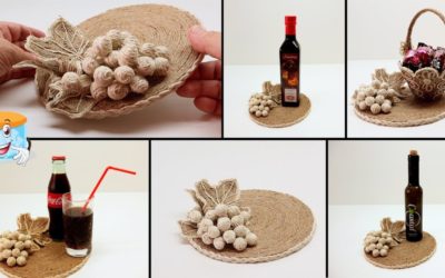 Подставка Под Напитки Из Джута Своими Руками в Подарок