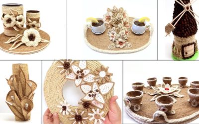 6 Идей Как Сделать Подарки из Джута Своими Руками