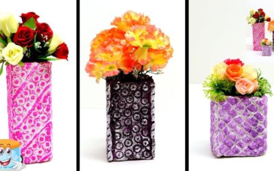 Ваза Своими Руками из Молочного Пакета и Соленого Теста