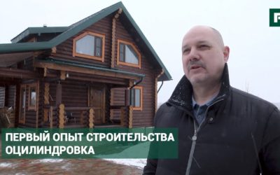 Дом из оцилиндрованного бревна. Интерьер своими руками // FORUMHOUSE