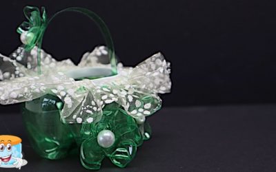 Миниатюрная Корзинка из Пластиковой Бутылки Своими Руками
