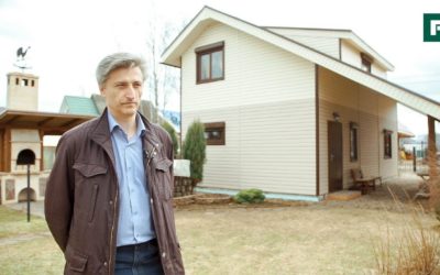 Дом-самострой с «дедушкой УШП» и большим навесом // FORUMHOUSE