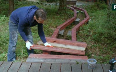 Мастер-класс по укладке дорожки из лиственницы. СТРОИТЕЛЬНЫЕ ЛАЙФХАКИ // FORUMHOUSE