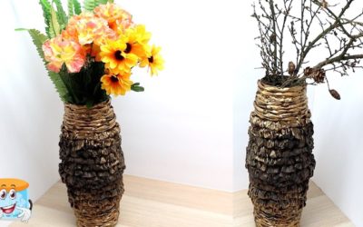 Очень Простая Ваза из Газет Своими Руками Мастер Класс