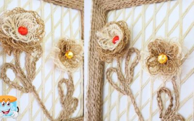 Идея Декора Своими Руками из Джута в Подарок Jute Rope Craft