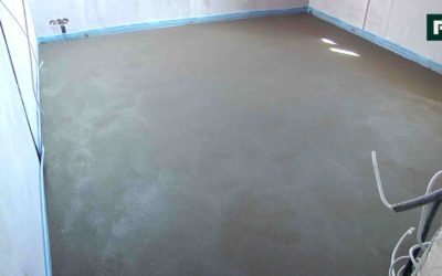 ДОМ ЗА ГОД.  Стяжка на тёплый пол второго этажа // FORUMHOUSE