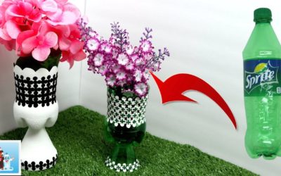 Как Сделать Очень Простую Вазу Из Пластиковой Бутылки Своими Руками Мастер Класс
