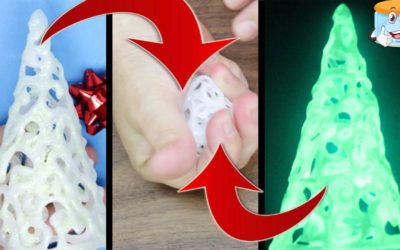 Потрясающая Елка   Трансформер из Горячего Клея Своими Руками Новогодние Поделки