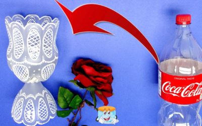 Мастер Класс Как Сделать Ажурную Вазу из Пластиковой Бутылки Своими Руками