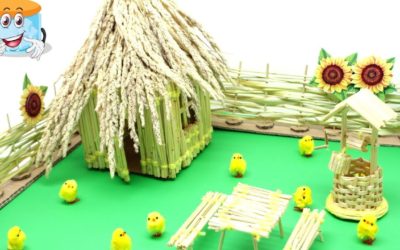 Как Сделать Своими Руками Хижину из Травы Поделки Самоделки
