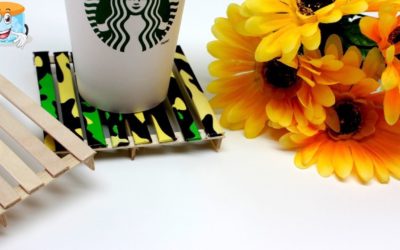 Как Сделать Простую Подставку для Кофе из Палочек для Мороженного