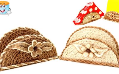 Украшение Стола из Джута Своими Руками Салфетница ПРОСТУШКА