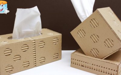 Как Сделать Своими Руками Оригинальную Салфетницу из Картонной Коробки — Поделки Самоделки