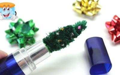Миниатюрная Новогодняя Елка в Маминой Губной Помаде Своими Руками Поделки Самоделки