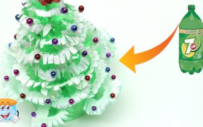 Как Сделать Новогоднюю Елку из Пластиковых Бутылок Своими Руками Поделки Самоделки