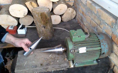 Устройство и принцип работы винтового дровокола