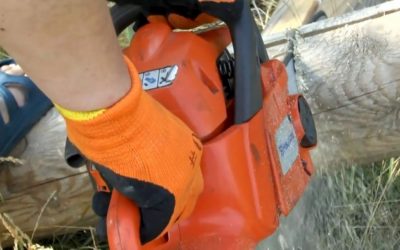 Как легко и без затрат «заставить» бензопилу пилить ровно