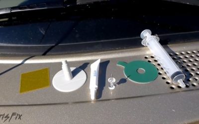 Простой ремонт скола на лобовом стекле автомобиля, доступный каждому автовладельцу