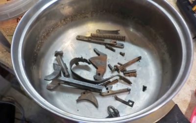 Ускоренный способ удаления ржавчины раствором лимонной кислоты