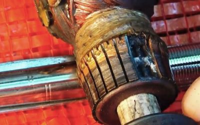 Восстановление коллекторных пластин якоря электродвигателя своими руками