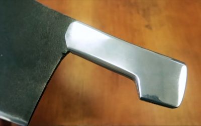 Как отлить алюминиевую рукоятку на нож или тесак