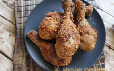 Куриные ножки в хрустящей панировке «Как в KFC»