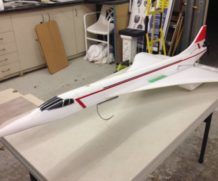 Авиамодель «Конкорд»