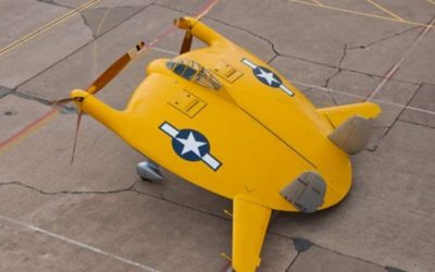 Авиамодель самолёта Vought V-173 «Skimmer» («Шумовка»).