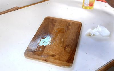 Изготовление разделочной доски, которая не искривляется при намокании