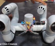 Кондиционер из ПВХ деталей и моторов 4500kv