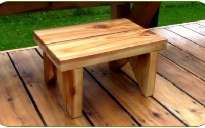 Миниатюрная табуретка своими руками