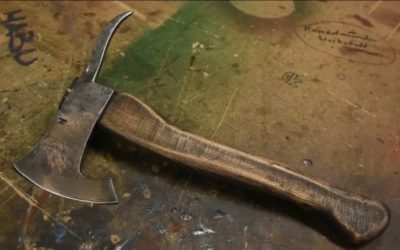 Небольшой кованый топорик своими руками