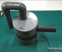 Погружная помпа из ПВХ и моторчика 775