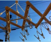 Подвесная складная сушилка для белья своими руками