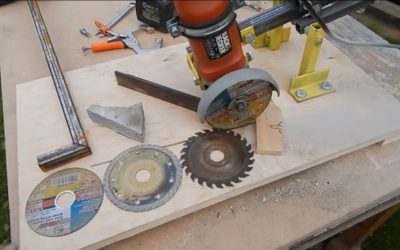 Простая и безотказная стойка с протяжкой для болгарки