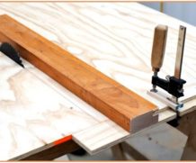 Простой самодельный упор для циркулярной пилы