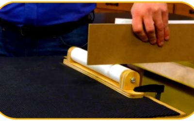 Самодельная роликовая подставка для стола циркулярной пилы