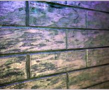 Финишное покрытие стен, имитация кирпичной кладки из плиточного клея